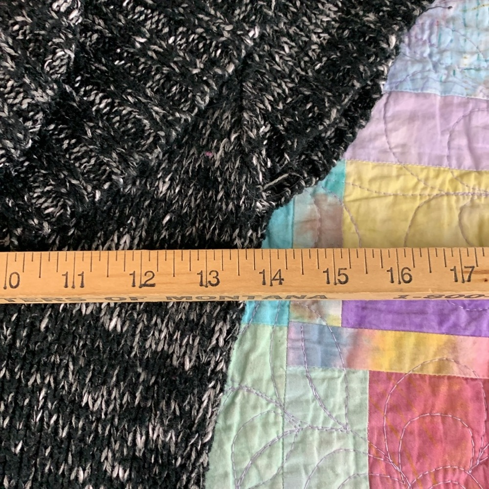 Say What? Women’s Small Short Sleeve Cowl Neck Sweater - Picture 4 of 5